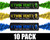 Enola Gaye Burst Smoke Grenade 10 Pack - Brazil (Blue/Green/Yellow)