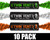 Enola Gaye Burst Smoke Grenade 10 Pack - Irish (Green/Orange/White)