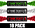 Enola Gaye Burst Smoke Grenade 10 Pack - Mexico/Italy (Green/Red/White)