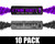 Enola Gaye Burst Smoke Grenade 10 Pack - Ultra Violet (Purple/Black)