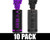 Enola Gaye EG18 Smoke Grenade 10 Pack - Ultra Violet (Purple/Black)