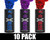 Enola Gaye EG18X Military Smoke Grenade 10 Pack - Cosmic (Blue/Purple/Red)