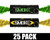 Enola Gaye Burst Smoke Grenade 25 Pack - Greenbay Football (Green/Yellow)