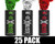 Enola Gaye EG18X Military Smoke Grenade 25 Pack - Mexico/Italy (Green/Red/White)