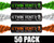 Enola Gaye Burst Smoke Grenade 50 Pack - Irish (Green/Orange/White)