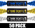 Enola Gaye Burst Smoke Grenade 50 Pack - Los Angeles Football (Blue/Yellow/White)