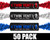 Enola Gaye Burst Smoke Grenade 50 Pack - Murica (Blue/Red/White)