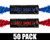 Enola Gaye Burst Smoke Grenade 50 Pack - Optimus (Red/Blue)