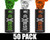 Enola Gaye EG18X Military Smoke Grenade 50 Pack - Irish (Green/Orange/White)