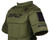 Exalt Alpha Paintball Chest Protector - Olive