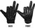 Exalt Death Grip Paintball Gloves - Black