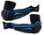 Exalt T3 Elbow Pads - Black/Blue