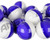 Tiberius Arms First Strike Ultra-Sphere Projectiles (USP) 250 Count - Purple/Clear Shell - White Powder Fill