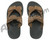 Flojo's Akila Suede Velcro Sandals - Brown