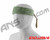 Full Clip Headband - Kanji Mint