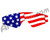 Goggle Skinz Lens Cover - JT Elite - American Flag