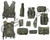 Gen X Global Lightweight Modular Paintball Vest - Woodland Camo