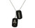 HK Army Dog Tags - Black