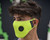 HK Army FLTRD Air Carbon Filtered Face Mask - Neon Green