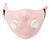 HK Army FLTRD Air Carbon Filtered Face Mask - Pink