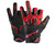 HK Army Hardline Armored Half Finger Paintball Gloves - Fire