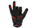 HK Army Hardline Armored Half Finger Paintball Gloves - Fire