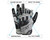HK Army Hardline Armored Half Finger Paintball Gloves - Graphite