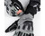 HK Army Hardline Armored Half Finger Paintball Gloves - Graphite