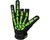 HK Army Bones Paintball Gloves - Black/Green