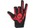 HK Army Bones Paintball Gloves - Black/Red