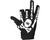 HK Army Bones Paintball Gloves - Black/White