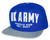 HK Army Snap Back Varsity Hat - Blue/Grey