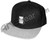 HK Army Snap Back Wavy Hat - Black/Grey