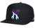 HK Army Split Snap Back Hat - Black/Blue/Purple