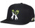 HK Army Split Snap Back Hat - Black/Green/White