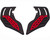 HK Army KLR Foam Soft Ears - Red