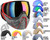HK Army KLR Mask w/ Additional Free Lens - Slate Black/Red-1654520572