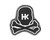 HK Army Velcro Patch - Skull