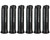 HK Army (6 Pack) 150 Round Skull Paintball Pod - Black