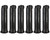 HK Army (6 Pack) 150 Round Skull Paintball Pod - Black/Gold
