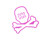 HK Army Giant 15 Inch Skull Car Sticker - Pink