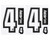 HK Army Number Sticker Pack - 4