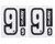 HK Army Number Sticker Pack - 9