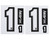 HK Army Number Sticker Pack - 1