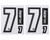 HK Army Number Sticker Pack - 7