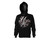 HK Army Inked Pull Over Hooded Sweatshirt - Black
