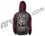 HK Army Monogram Pull Over Hooded Sweatshirt - Grey