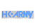 HK Army Typeface Car Sticker - Teal