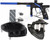 JT Impulse Paintball Gun w/ Free JT Proflex Mask & Evlution Loader - Dust Black/Blue