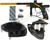 JT Impulse Paintball Gun w/ Free JT Proflex Mask & Evlution Loader - Dust Black/Gold